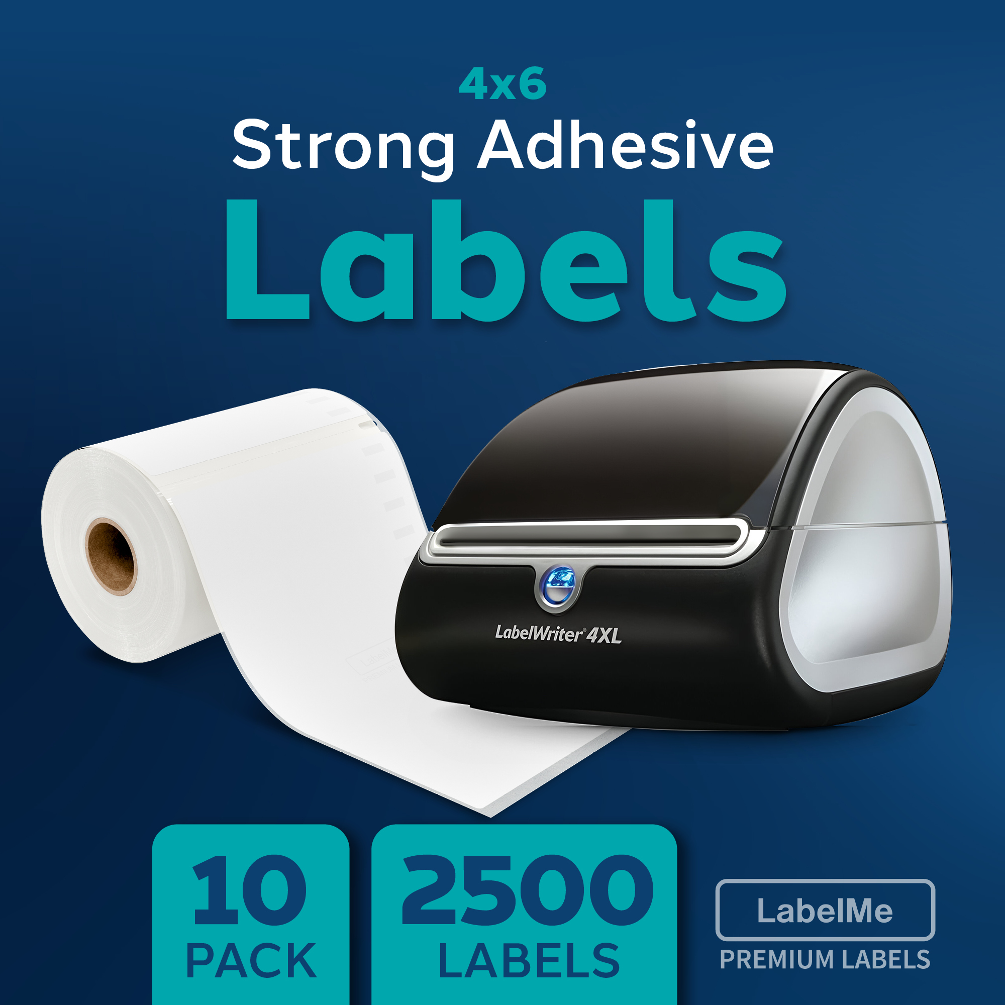 2500 4x6 Thermal Label Roll Compatible with Dymo - Image 2