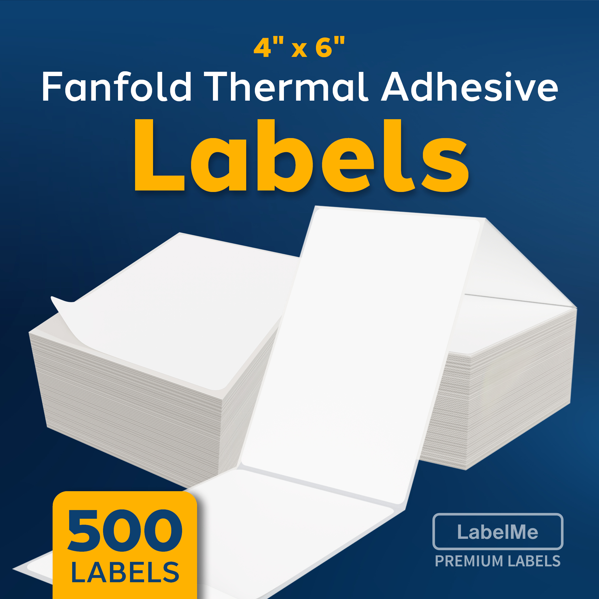 500 4x6 Fanfold Thermal Labels - Image 3