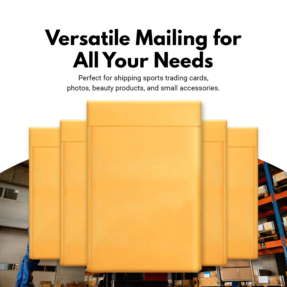200 #1 Kraft Bubble Mailer 7.25" x 12" Inches