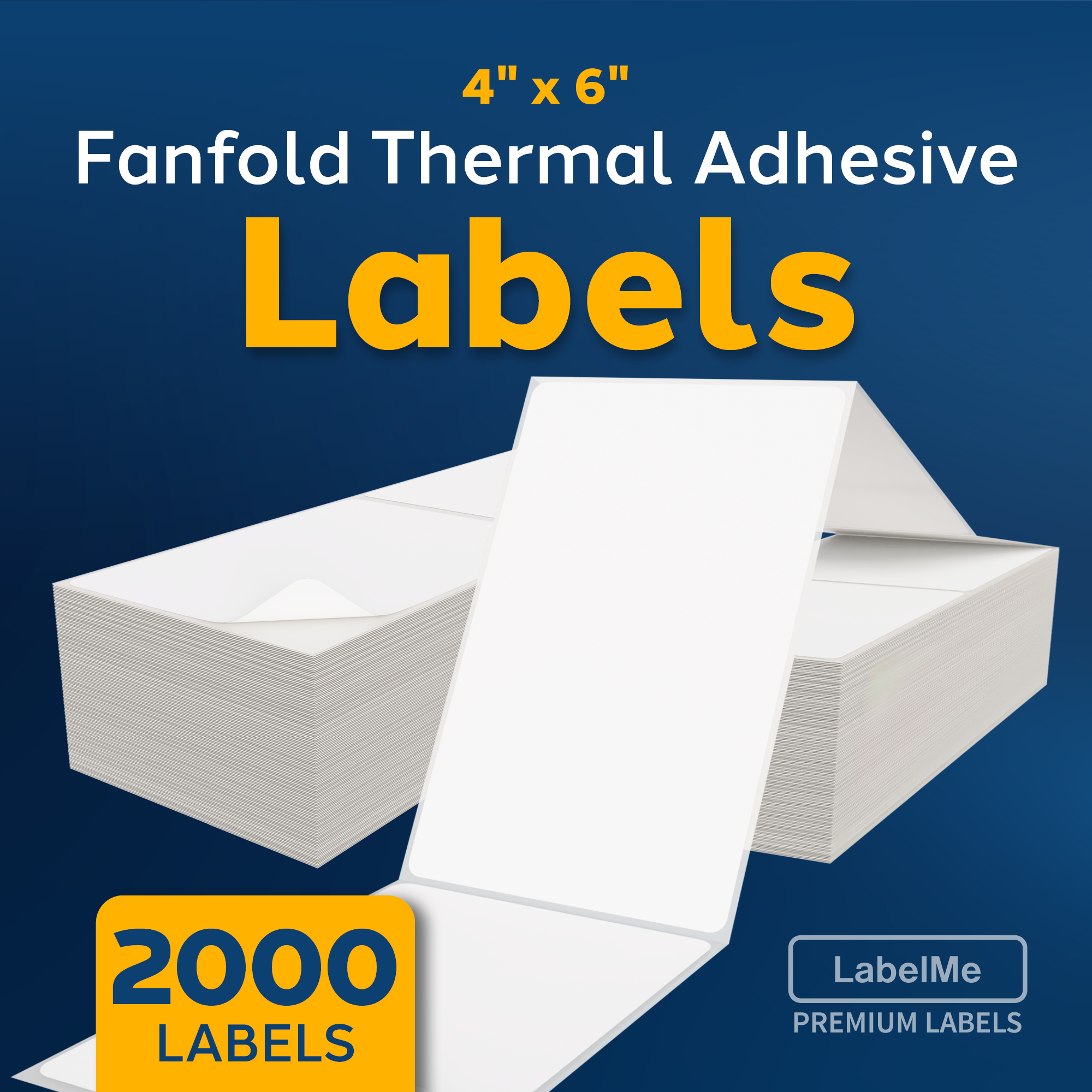 2000 4x6 Fanfold Thermal Labels - Image 3
